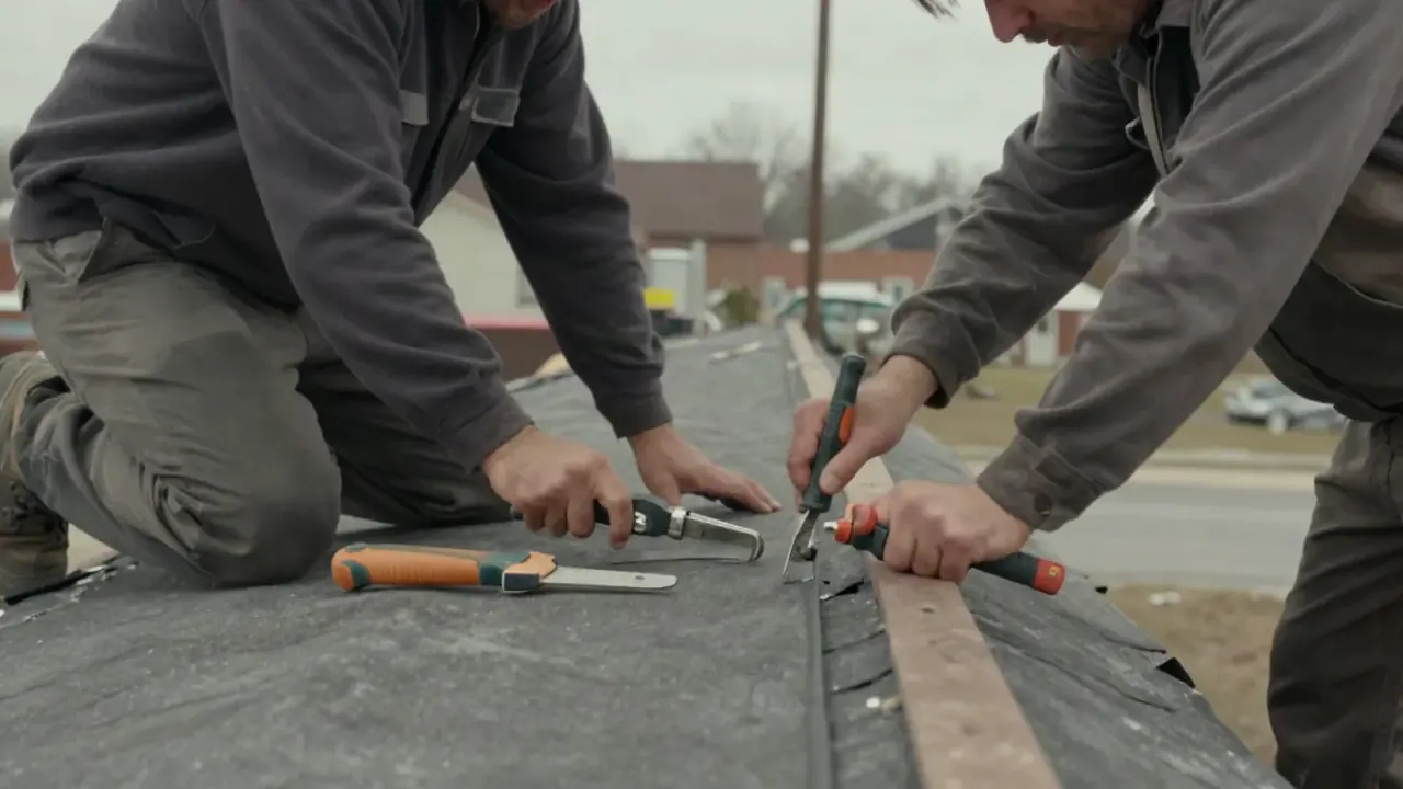 Roof Leak Repair in Baytown, Texas: close-up of the professional tools and equipment used in Roof Leak Repair